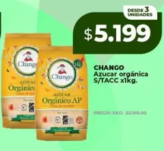 Chango - Azucar orgánica S/TACC x1kg.