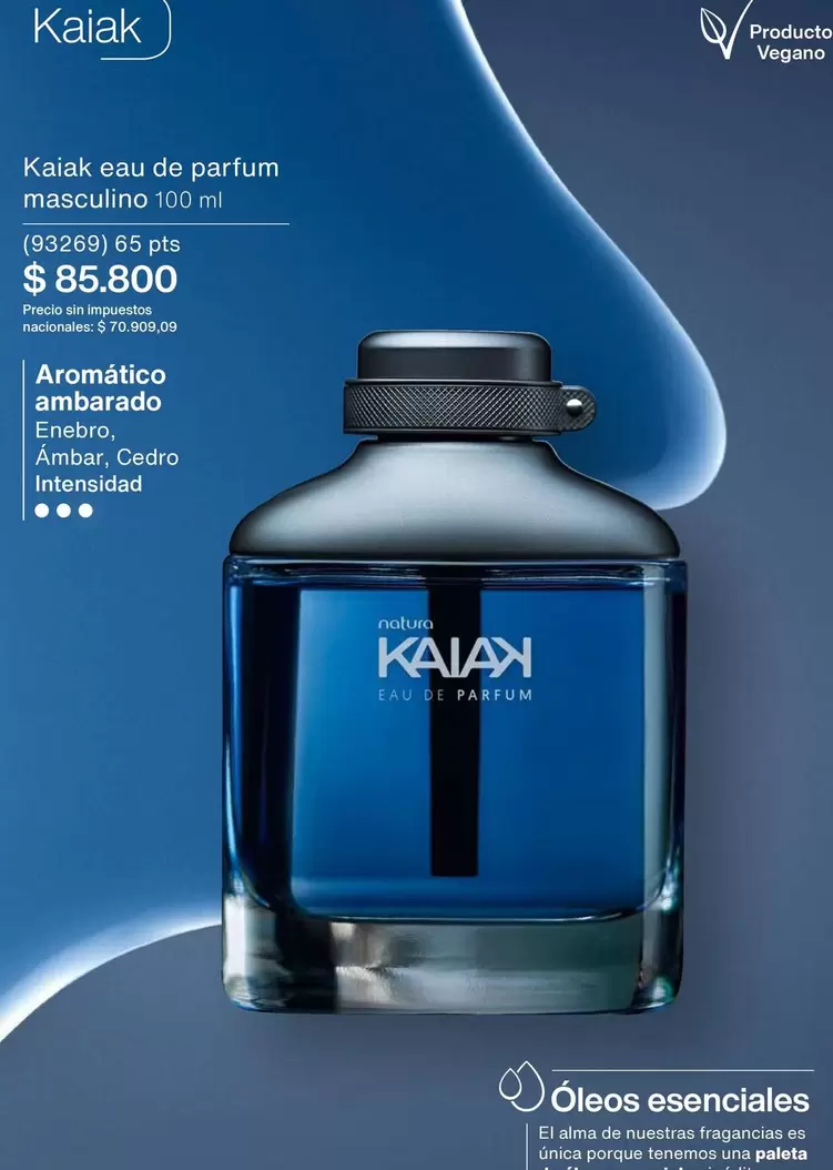 Natura - Kaiak eau de parfum masculino 100