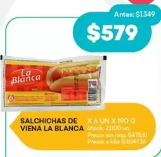 La Blanca - SALCHICHAS DE VIENA