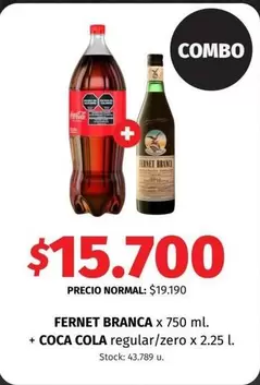 Coca cola - FERNET BRANCA + COCA COLA