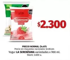 La Serenísima - Yogur