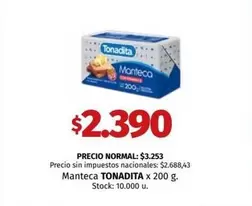 Tonadita - Manteca