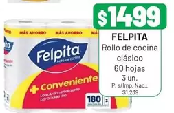 Felpita - Rollo de cocina clásico