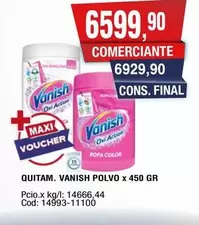 Vanish - QUITAM. POLVO x 450 GR