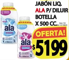 Ala - JABÓN LIQ. P/DILUIR