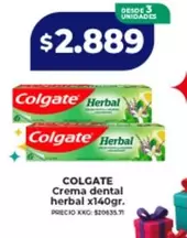 Colgate - Crema dental herbal