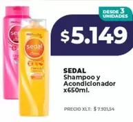 Sedal - Shampoo y Acondicionador