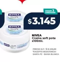 Nivea - Crema soft pote