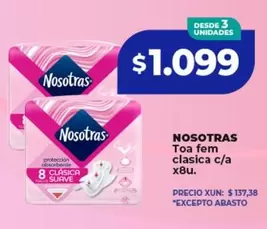 Nosotras - Toa fem clasica c/a x8u