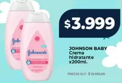 Johnson's - Crema hidratante