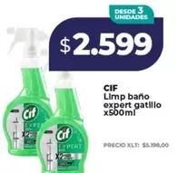 Cif - Limp baño expert gatillo x500ml