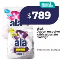 Ala - Jabon en polvo c/bicarbonato