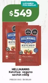 Hellmann's - Ketchup vegano sachet