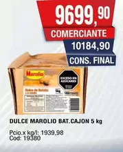 Marolio - DULCE BAT. CAJON 5 kg