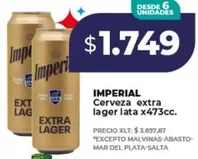 Imperial - Cerveza extra lager lata
