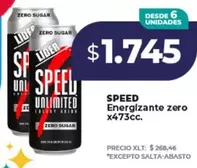 Speed - Energizante zero