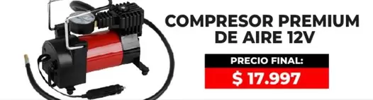 Premium - COMPRESOR PREMIUM DE AIRE 12V