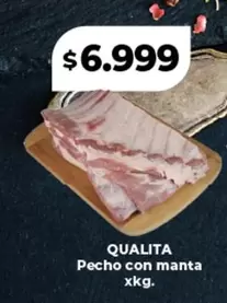 Pecho con manta