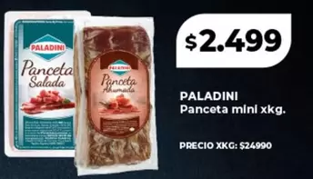 Paladini - Panceta mini xkg