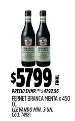Fernet Branca - MENTA x 450 CC