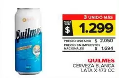 Quilmes - Cerveza Blanca