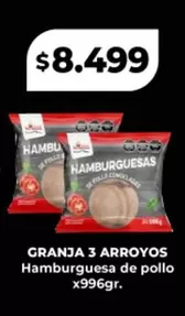 Arroyos - Hamburguesa de pollo