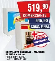 Marolio - SERVILLETA ESENCIAL