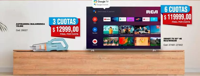 RCA - SMART TV 55" 4K /REACRISON