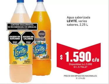 Levité - Agua saborizada
