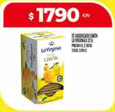 La Virginia - TÉ SABORIZADO LIMÓN