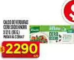 Knorr - CALDO DE VERDURAS CERO SODIO