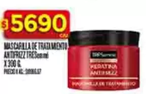 Tresemmé - MASCARILLA DE TRATAMIENTO ANTIFRIZZ