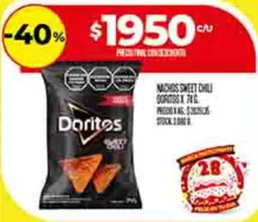 Doritos - NACHOS SWEET CHILI
