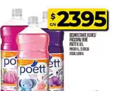 Poett - DESINFECTANTE FLORES