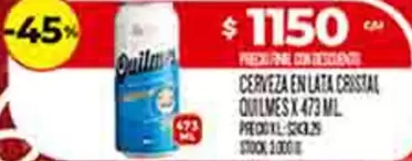 Quilmes - CERVEZA EN LATA CRISTAL