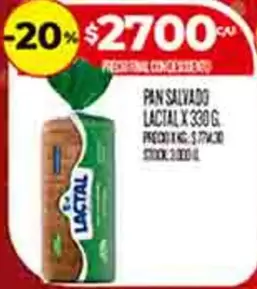 Lactal - PAN SALVADO
