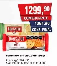 Don Satur - BUDIN C.CHIP 190 gr