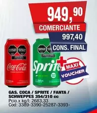 Sprite - COCA / SPRITE / FANTA / SCHWEPPES