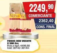 Vicente - FIDEOS DON VICENTE