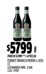 Fernet Branca - MENTA x 450 CC