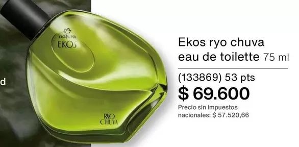 Natura - ryo chuva eau de toilette 75 ml