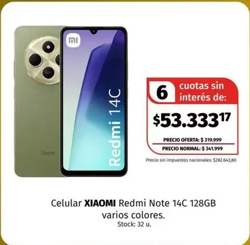 32 - Redmi Note 14C 128GB