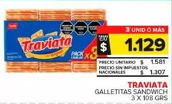 Traviata - Galletitas Sandwich