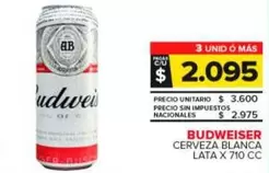 Budweiser - Cerveza Blanca