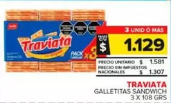 Traviata - Galletitas Sandwich