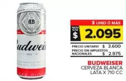 Budweiser - Cerveza Blanca