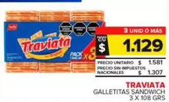 Traviata - Galletitas Sandwich