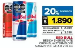 Red Bull - Bebida Energizante Original/Watermelon/ Sugar