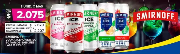 Smirnoff - Vodka Ice/Aperitivo Bc 