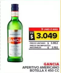 Gancia - Aperitivo Americano